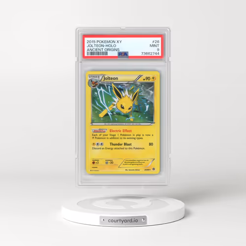 2015 Pokémon XY Ancient Origins #26 Jolteon - Holo (PSA 9 MINT)