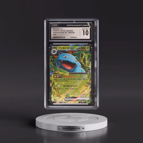 2023 Pokémon Card 151 #003/165 Venusaur ex - Holo (CGC 10 GEM MINT)