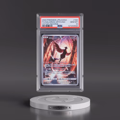 2022 Pokémon Sword & Shield Vstar Universe #182 Galarian Articuno - Full Art (PSA 10 GEM MINT)