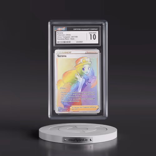 2022 Silver Tempest #207/195 Serena - Rainbow Rare Holo (CGC 10 GEM MINT)