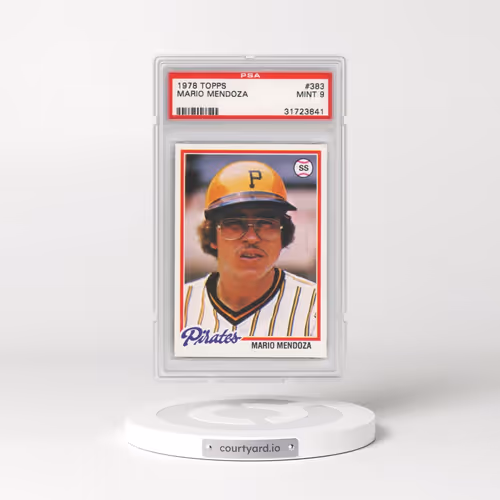 1978 Topps #383 Mario Mendoza (PSA 9 MINT)