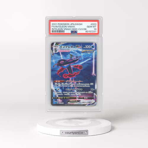 2021 Pokémon Sword & Shield Inteleon Vmax High-Class Deck #023 Inteleon Vmax - Full Art (PSA 10 GEM MINT)