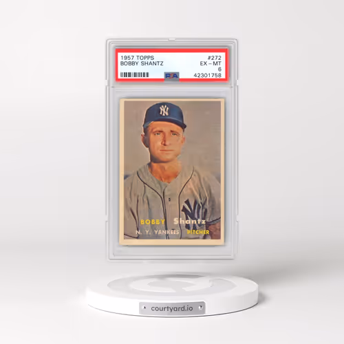 1957 Topps #272 Bobby Shantz (PSA 6 EX-MT)