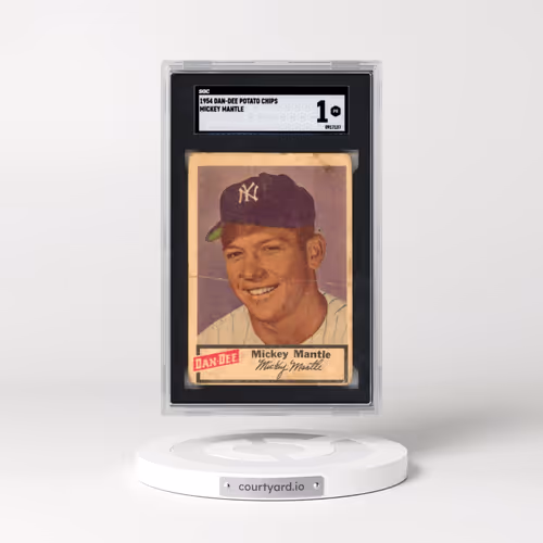 1954 Dan-Dee Potato Chips #17 Mickey Mantle (SGC 1 PR)