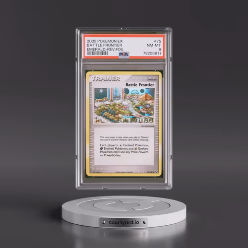 2005 Pokémon EX Emerald #75 Battle Frontier - Reverse Foil (PSA 8 NM-MT)