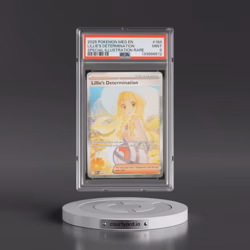 2025 Pokémon Meg EN-Mega Evolution #184 Lillie's Determination - Special Illustration Rare (PSA 9 MI