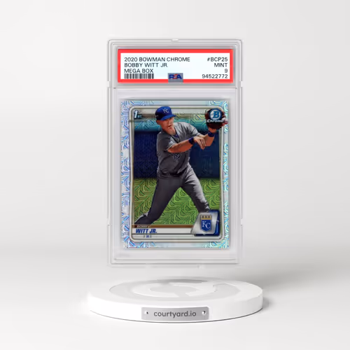 2020 Bowman Chrome Mega Box #BCP25 Bobby Witt Jr. (PSA 9 MINT)