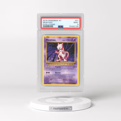 2016 Pokémon XY Evolutions #51 Mewtwo (PSA 9 MINT)