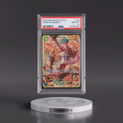 2025 One Piece OP12-Legacy of the Master #118 Jewelry Bonney (PSA 10 GEM MINT)