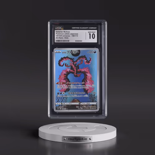 2022 VSTAR Universe #190/172 Galarian Moltres - Art Rare Holo (CGC 10 GEM MINT)