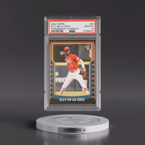 2024 Topps Throwback Thursday #26 Elly de La Cruz (PSA 10 GEM MINT)