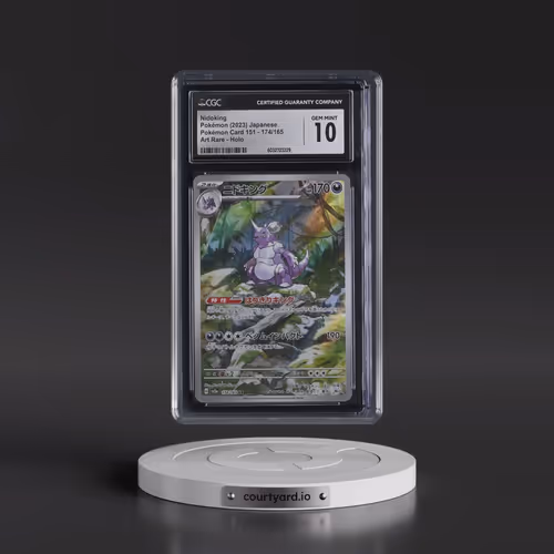 2023 Pokémon Card 151 #174/165 Nidoking - Art Rare Holo (CGC 10 GEM MINT)