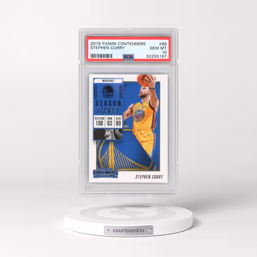 2018 Panini Contenders #86 Stephen Curry (PSA 10 GEM MINT)