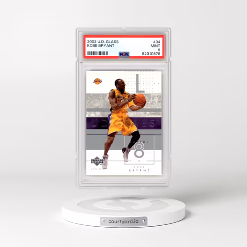 2002 Upper Deck Glass #34 Kobe Bryant (PSA 9 MINT)