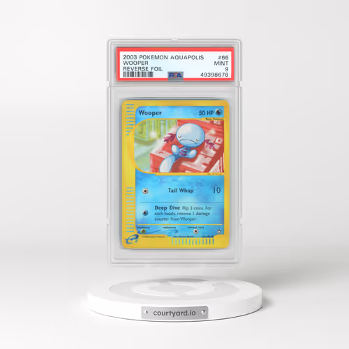 2003 Pokémon Aquapolis #66 Wooper - Reverse Foil (PSA 9 MINT)