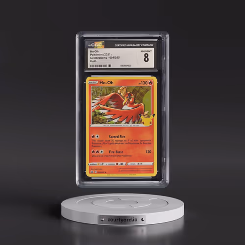 2021 Celebrations #001/025 Ho-Oh - Holo (CGC 8 NM-MT)