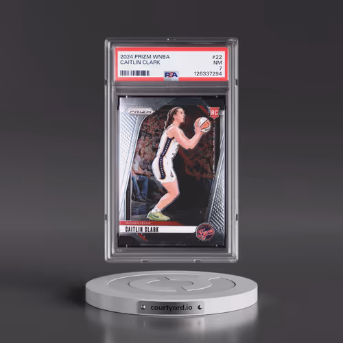 2024 Panini Prizm WNBA #22 Caitlin Clark (PSA 7 NM)