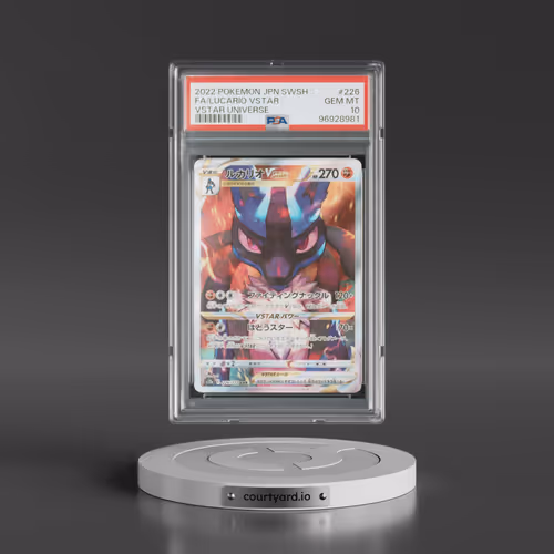 2022 Pokémon Sword & Shield Vstar Universe #226 Lucario Vstar - Full Art (PSA 10 GEM MINT)