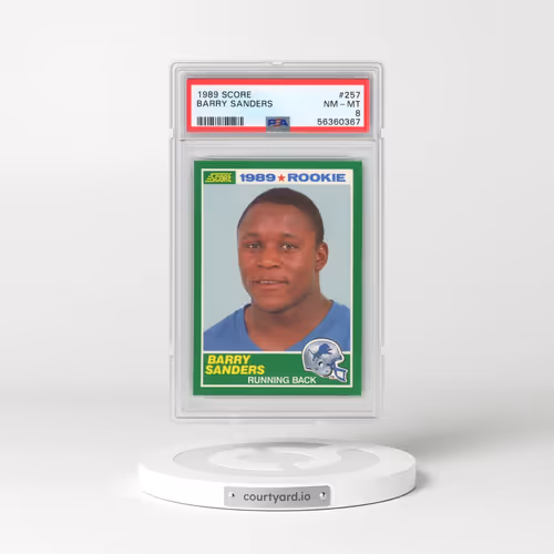 1989 Score #257 Barry Sanders (PSA 8 NM-MT)