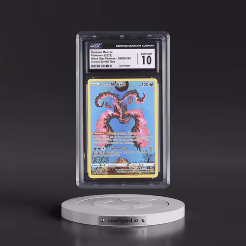 2017 Black Star Promos - Sword & Shield #SWSH284 Galarian Moltres - Crown Zenith Tin (Holo) (CGC 10