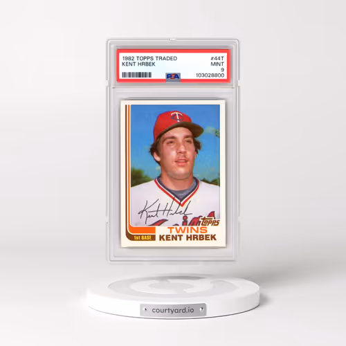 1982 Topps Traded #44T Kent Hrbek (PSA 9 MINT)