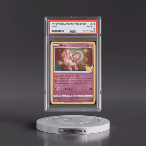 2021 Pokémon Celebrations #011 Mew (PSA 8 NM-MT)