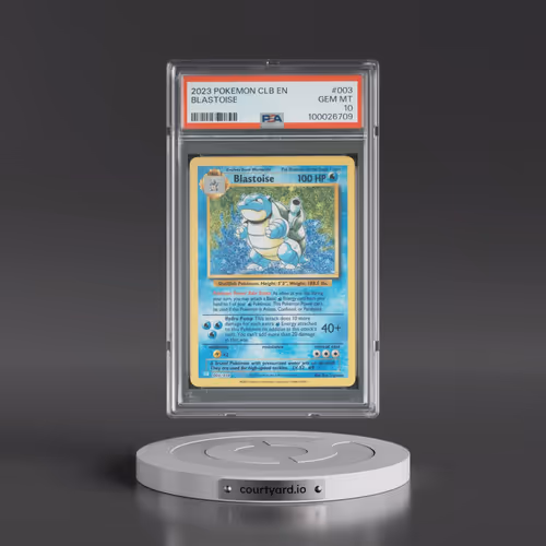 2023 Pokémon Clb-Trading Card Game Classic Blastoise & Suicune EX Deck #003 Blastoise (PSA 10 GEM MI