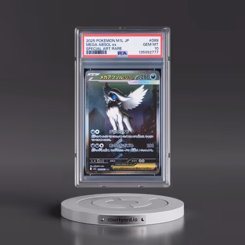 2025 Pokémon M1l-Mega Brave #089 Mega Absol EX - Holo Special Art Rare (PSA 10 GEM MINT)
