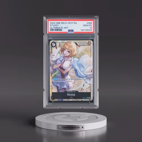 2024 One Piece 500 Years in the Future #085 Stussy - Alternate Art (PSA 10 GEM MINT)