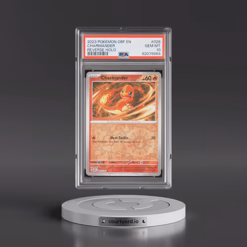 2023 Pokémon Obf EN-Obsidian Flames #026 Charmander - Reverse Holo (PSA 10 GEM MINT)
