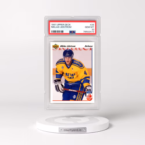 1991 Upper Deck #26 Nicklas Lidstrom (PSA 10 GEM MINT)