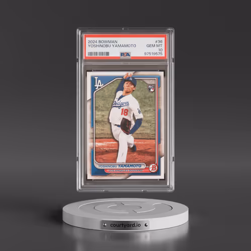 2024 Bowman #36 Yoshinobu Yamamoto (PSA 10 GEM MINT)