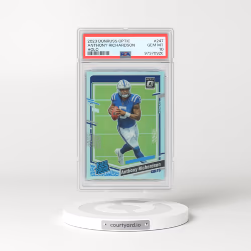2023 Panini Donruss Optic #247 Anthony Richardson - Holo (PSA 10 GEM MINT)