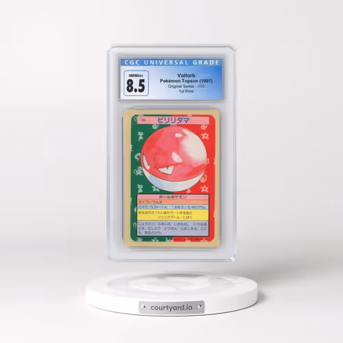 1997 (Only One Pokémon) Original Series #100 Voltorb - (Blue Back) 1st Print (CGC 8.5 NM-MT+)