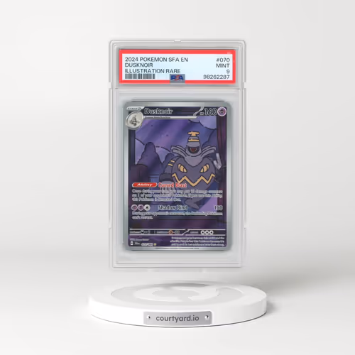2024 Pokémon Sfa EN-Shrouded Fable #070 Dusknoir - Illustration Rare (PSA 9 MINT)