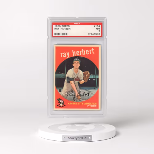 1959 Topps #154 Ray Herbert (PSA 7 NM)