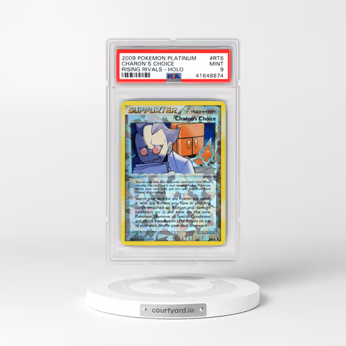 2009 Pokémon Platinum Rising Rivals #RT6 Charon's Choice - Holo (PSA 9 MINT)