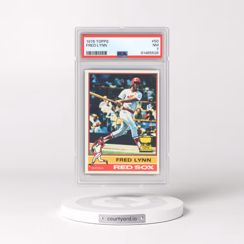 1976 Topps #50 Fred Lynn (PSA 7 NM)
