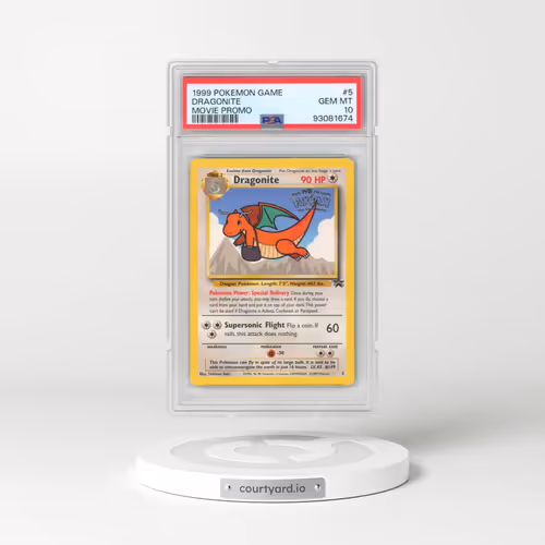 1999 Pokémon Game Movie #5 Dragonite - Movie Promo (PSA 10 GEM MINT)