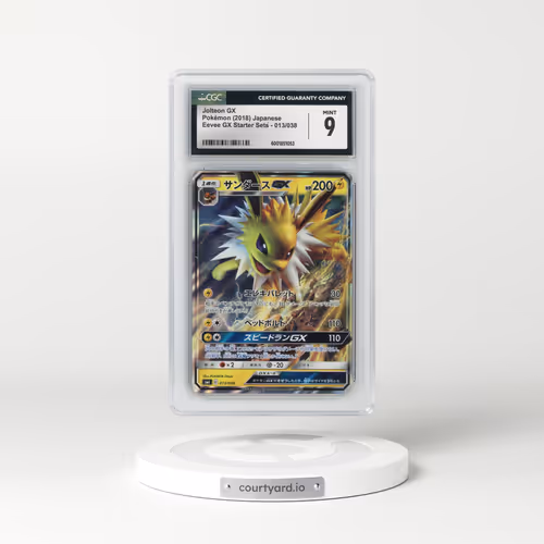 2018 Eevee GX Starter Sets #013/038 Jolteon GX - Holo (CGC 9 MINT)