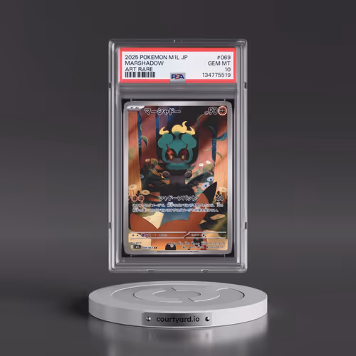 2025 Pokémon M1l-Mega Brave #069 Marshadow - Art Rare (PSA 10 GEM MINT)