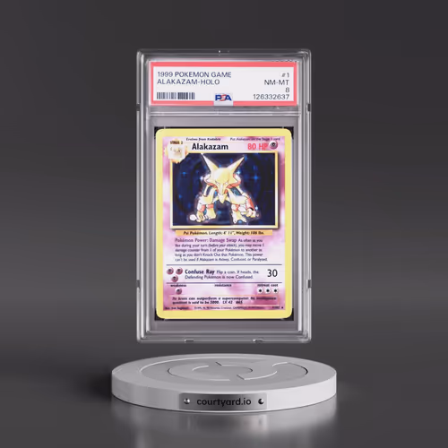1999 Pokémon Game #1 Alakazam - Holo (PSA 8 NM-MT)