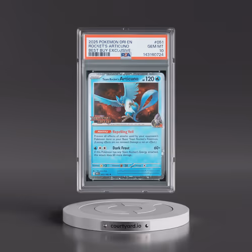 2025 Pokémon Dri EN-Destined Rivals #051 Team Rocket's Articuno - Best Buy Exclusive (PSA 10 GEM MIN