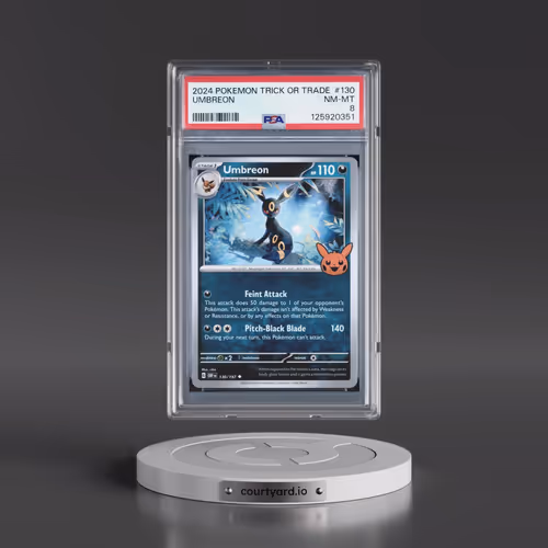2024 Pokémon Trick or Trade #130 Umbreon (PSA 8 NM-MT)