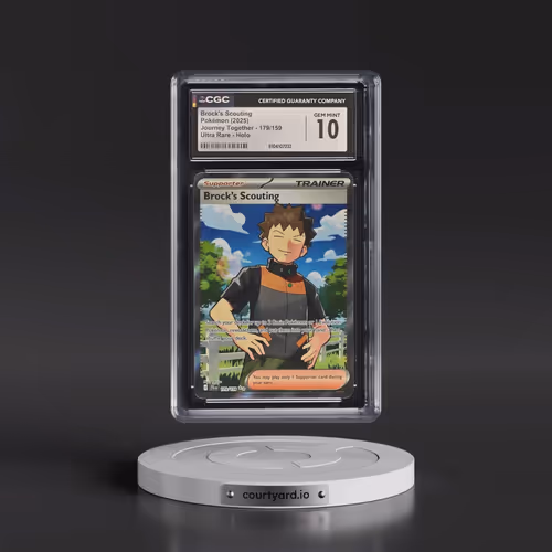 2025 Pokémon Jtg EN-Journey Together #179 Brock's Scouting - Ultra Rare (CGC 10 GEM MINT)