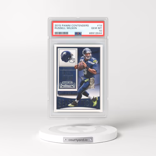 2015 Panini Contenders #19 Russell Wilson (PSA 10 GEM MINT)