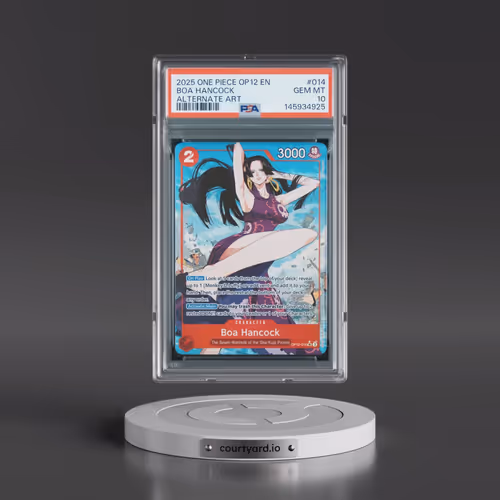 2025 One Piece OP12-Legacy of the Master #014 Boa Hancock - Alternate Art (PSA 10 GEM MINT)