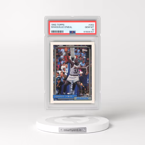 1992 Topps #362 Shaquille O'Neal (PSA 10 GEM MINT)