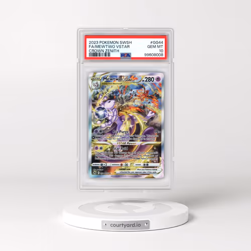 2023 Pokémon Sword and Shield Crown Zenith #GG44 Mewtwo Vstar - Full Art (PSA 10 GEM MINT)