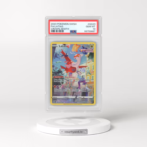 2023 Pokémon Sword and Shield Crown Zenith #GG20 Latias - Full Art (PSA 10 GEM MINT)